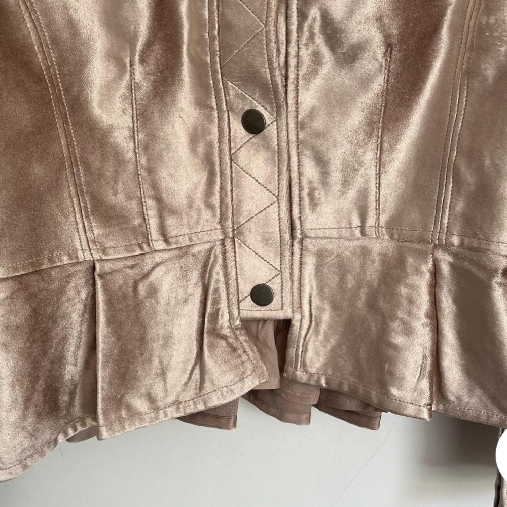 Free People Ballet Racer Velvet Jacket - Picture 4 of 6